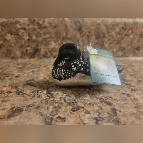 Old World Christmas Hand Blown Glass "LOON" - Picture 8 of 9